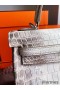 Hermes Kelly Retourne 25 Handmade Bag In Himalaya Crocodile Niloticus Skin