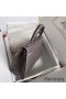 Hermes Kelly Retourne 25 Handmade Bag In Taupe Crocodile Niloticus Shiny Skin