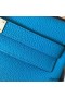 Hermes Kelly Retourne 28 Handmade Bag In Blue Zanzibar Clemence Leather