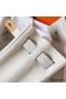 Hermes Kelly Retourne 28 Handmade Bag In Craie Clemence Leather