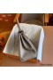 Hermes Kelly Retourne 28 Handmade Bag In Taupe Togo Leather