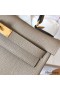 Hermes Kelly Retourne 28 Handmade Bag In Tourterelle Clemence Leather