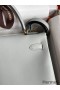 Hermes Kelly Retourne 32cm Handmade Bag In Blue Glacier Swift Calfskin
