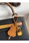 Hermes Kelly Sellier 25 Bicolor Bag in Black and Gold Epsom Calfskin