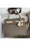 Hermes Kelly Sellier 25 Bicolor Bag in Taupe and Craie Epsom Calfskin