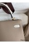 Hermes Kelly Sellier 25 Bicolor Bag in Trench and Craie Epsom Calfskin