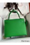 Hermes Kelly Sellier 25 Handmade Bag In Bambou Epsom Calfskin