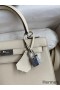 Hermes Kelly Sellier 25 Handmade Bag In Nata Epsom Calfskin