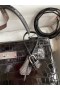 Hermes Kelly Sellier 28 Handmade Bag In Black Crocodile Niloticus Shiny Skin