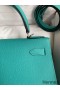 Hermes Kelly Sellier 28 Handmade Bag In Blue Paon Epsom Calfskin