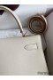 Hermes Kelly Sellier 28 Handmade Bag In Craie Evercolor Calfskin