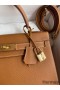 Hermes Kelly Sellier 28 Handmade Bag In Gold Epsom Calfskin