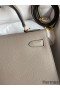 Hermes Kelly Sellier 28 Handmade Bag In Gris Asphalt Epsom Calfskin
