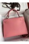 Hermes Kelly Sellier 28 Handmade Bag In Rose Confetti Epsom Calfskin