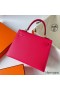 Hermes Kelly Sellier 28 Handmade Bag In Rose Extreme Epsom Calfskin