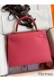 Hermes Kelly Sellier 28 Handmade Bag In Rose Lipstick Epsom Calfskin