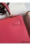 Hermes Kelly Sellier 28 Handmade Bag In Rose Lipstick Epsom Calfskin