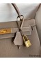 Hermes Kelly Sellier 28 Handmade Bag In Taupe Epsom Calfskin