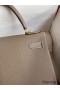 Hermes Kelly Sellier 28 Handmade Bag In Taupe Epsom Calfskin