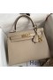 Hermes Kelly Sellier 28 Handmade Bag In Trench Epsom Calfskin