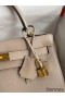 Hermes Kelly Sellier 28 Handmade Bag In Trench Epsom Calfskin