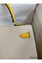 Hermes Kelly Sellier 32 Bicolor Bag in Trench and Yellow Epsom Calfskin