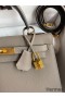 Hermes Kelly Sellier 32 Handmade Bag Gris Asphalt Black Epsom Calfskin