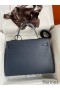 Hermes Kelly Sellier 32 Handmade Bag In Blue Indigo Epsom Calfskin