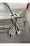 Hermes Kelly Sellier 32 Handmade Bag In Etain Epsom Calfskin