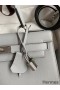 Hermes Kelly Sellier 32 Handmade Bag in Blue Glacier Epsom Calfskin