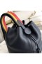 Hermes Licol 17cm Bag In Black Evercolor Calfskin