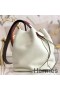 Hermes Licol 17cm Bag In White Evercolor Calfskin