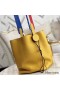 Hermes Licol 17cm Bag In Yellow Evercolor Calfskin