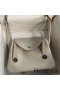 Hermes Lindy 26 Handmade Bag In Beton Clemence Leather