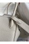 Hermes Lindy 26 Handmade Bag In Beton Clemence Leather