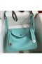 Hermes Lindy 26 Handmade Bag In Blue Atoll Swift Calfskin