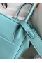Hermes Lindy 26 Handmade Bag In Blue Atoll Swift Calfskin