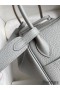 Hermes Lindy 26 Handmade Bag In Blue Glacier Clemence Leather