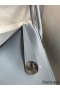 Hermes Lindy 26 Handmade Bag In Blue Lin Evercolor Leather