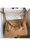 Hermes Lindy 26 Handmade Bag In Chai Swift Calfskin