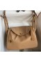 Hermes Lindy 26 Handmade Bag In Chai Swift Calfskin
