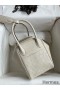 Hermes Lindy 26 Handmade Bag In Craie Ostrich Leather
