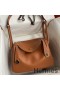 Hermes Lindy 26 Handmade Bag In Gold Swift Calfskin