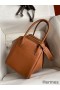 Hermes Lindy 26 Handmade Bag In Gold Swift Calfskin