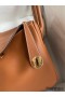 Hermes Lindy 26 Handmade Bag In Gold Swift Calfskin