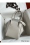 Hermes Lindy 26 Handmade Bag In Pearl Grey Clemence Leather