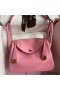Hermes Lindy 26 Handmade Bag In Rose Confetti Swift Calfskin