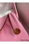 Hermes Lindy 26 Handmade Bag In Rose Confetti Swift Calfskin