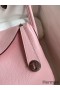 Hermes Lindy 26 Handmade Bag In Rose Sakura Clemence Leather
