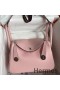 Hermes Lindy 26 Handmade Bag In Rose Sakura Swift Calfskin